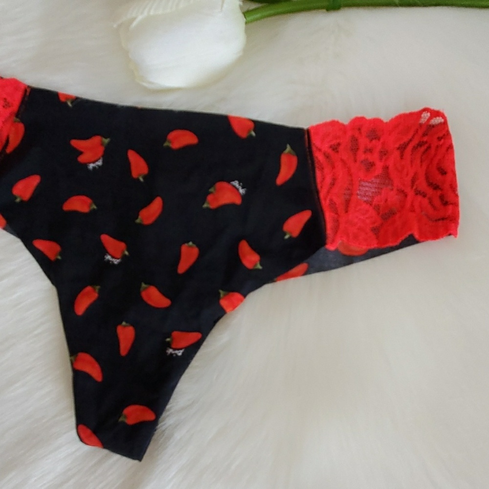 PINK VICTORIA'S SECRET THONG SIZE L - Picture 3 of 6